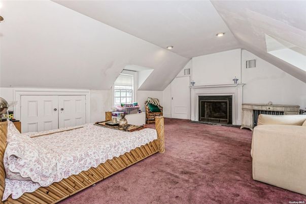 Bedroom, Fireplace, Interior, Recessed Lighting