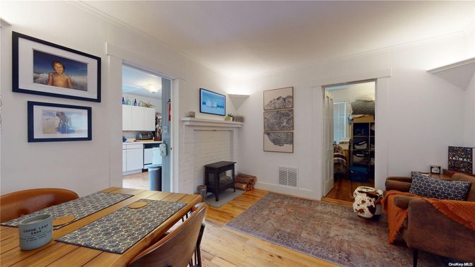 Fireplace, Interior, Wood Texture Flooring