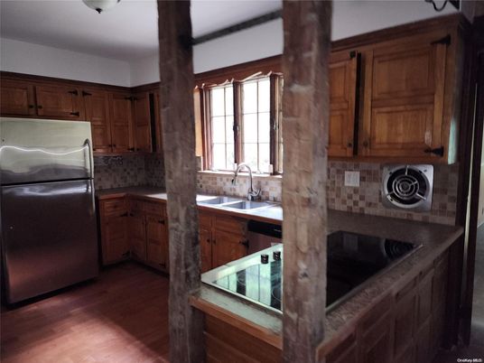 Interior, Kitchen, Wood Texture Flooring