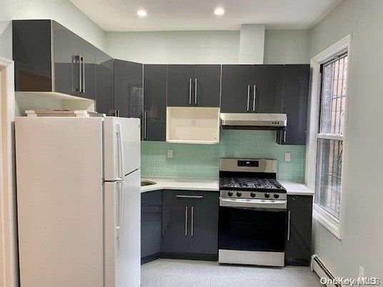 Interior, Kitchen, Recessed Lighting, Stainless Steel Appliances
