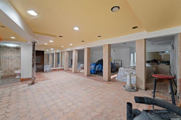 Interior, Recessed Lighting, Stone Walls