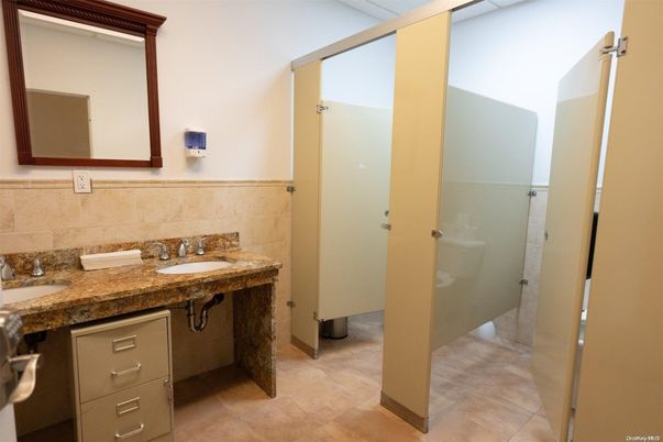 Bathroom, Dual Sink Vanities, Glass Shower, Interior