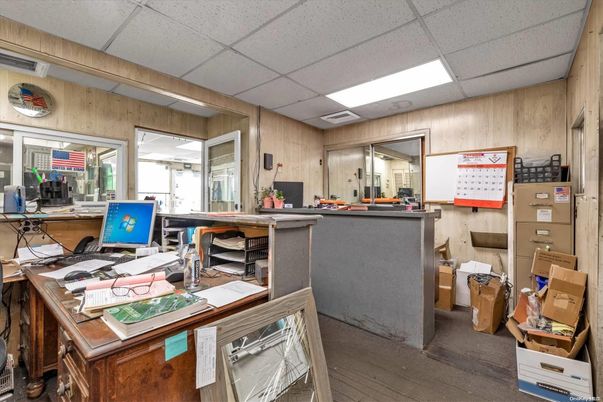 Home Office, Interior, Wood Texture Flooring, Wooden Walls