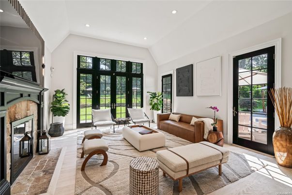 Fireplace, Interior, Living room, Recessed Lighting