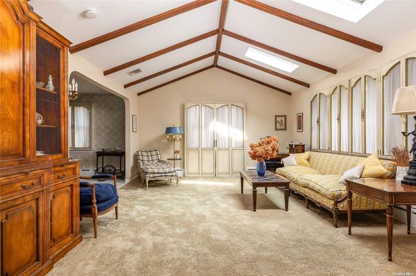 Interior, Living room, Wooden Beams