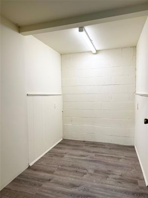 Empty room, Interior, Stone Walls, Wood Texture Flooring