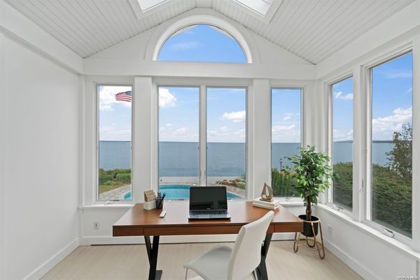 Home Office, Interior, Water, Wood Texture Flooring