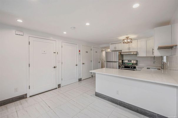 Interior, Kitchen, Recessed Lighting, Stainless Steel Appliances
