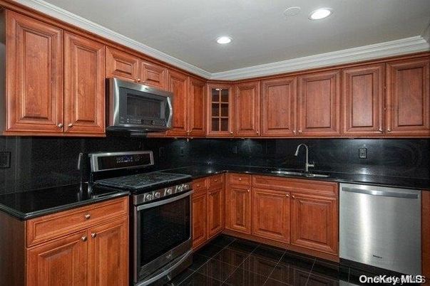 Interior, Kitchen, Recessed Lighting, Stainless Steel Appliances