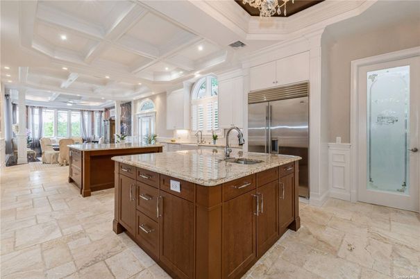 Interior, Kitchen, Living room, Recessed Lighting, Stainless Steel Appliances