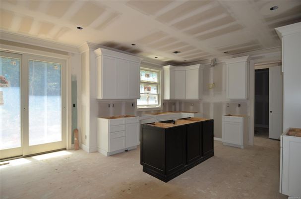Empty room, Interior, Kitchen, Recessed Lighting