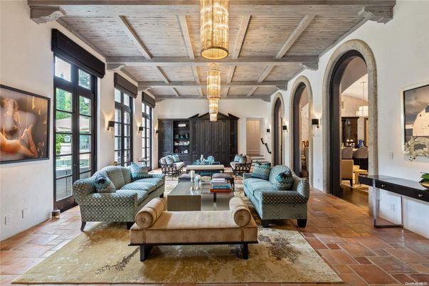 Interior, Living room, Pendant Lights, Wooden Ceilings