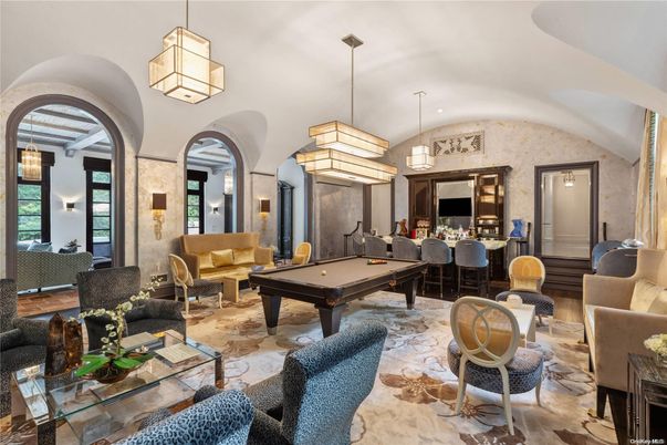 Billiard Table, Dining room, Game Room, Interior, Living room, Pendant Lights