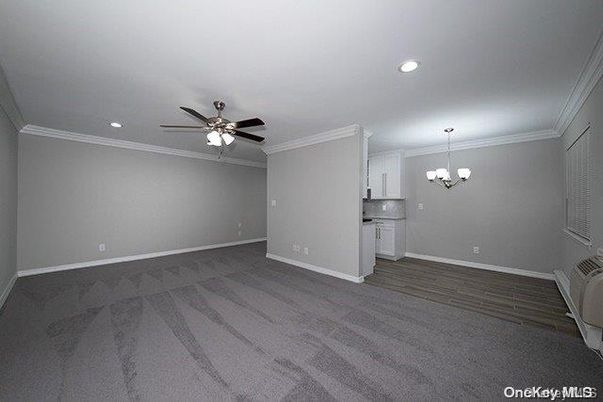 Chandelier, Empty room, Interior, Recessed Lighting