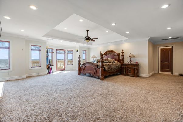 Bedroom, Interior, Recessed Lighting