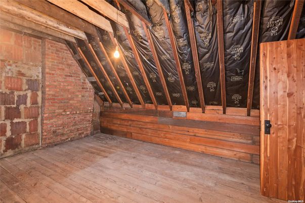 Empty room, Interior, Stone Walls, Wooden Beams, Wood Texture Flooring, Wooden Walls