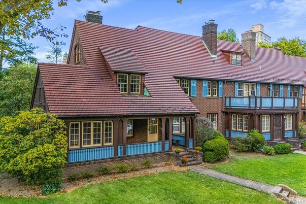 Exterior, Facade, Brick Facade, Tudor Revival
