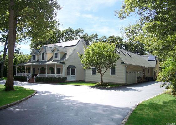 Attached, Exterior, Facade, Solar Panels, Farmhouse