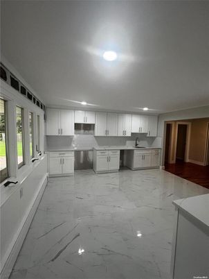 Interior, Kitchen, Marble, Recessed Lighting