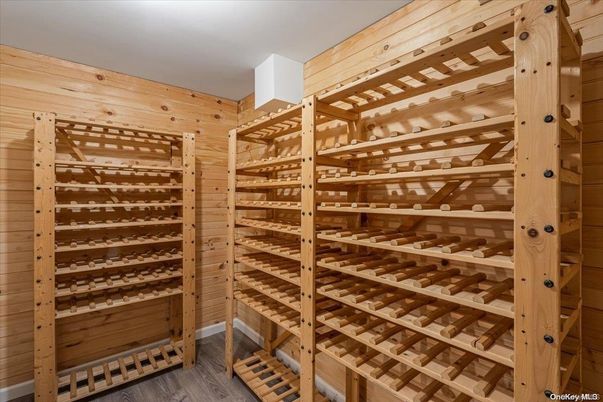 Interior, Wine Storage, Wood Texture Flooring, Wooden Walls