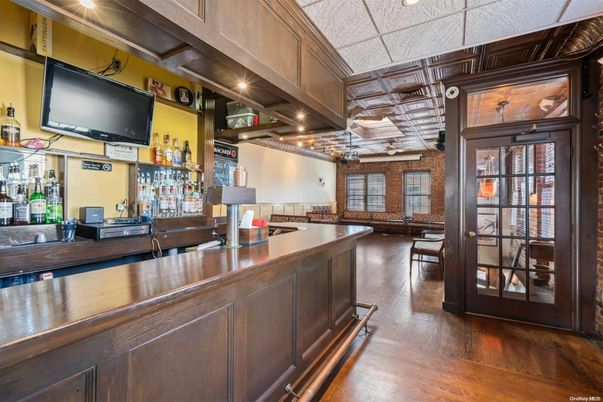Interior, Recessed Lighting, Stone Walls, Wood Texture Flooring