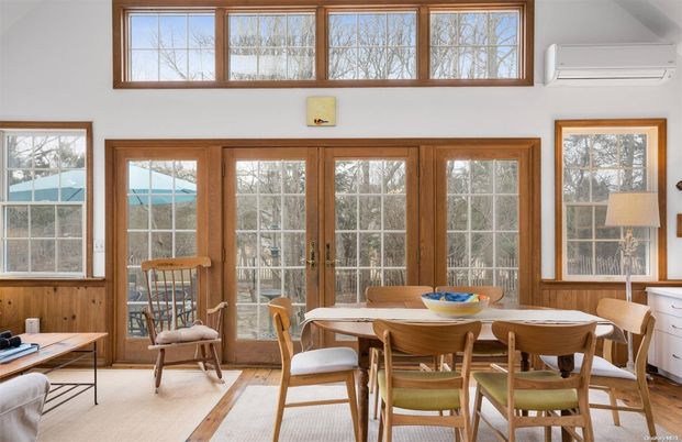 Dining room, Interior, Wood Texture Flooring