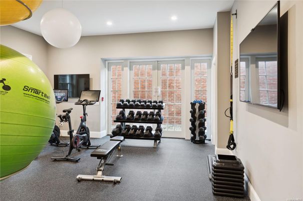 Fitness Equipment, Interior, Recessed Lighting