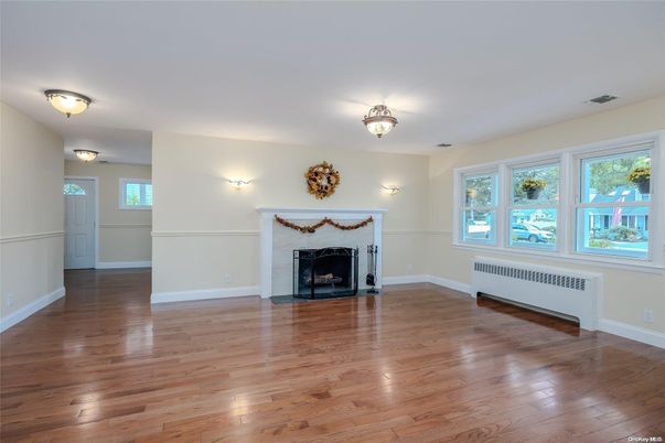 Empty room, Fireplace, Interior, Wood Texture Flooring