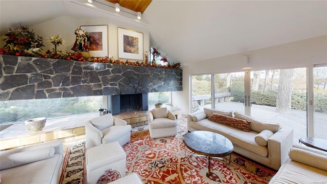 Fireplace, Interior, Living room, Recessed Lighting