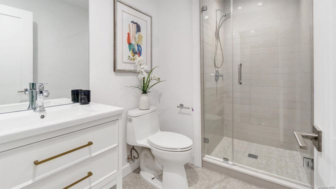 Bathroom, Glass Shower, Interior