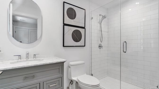 Bathroom, Glass Shower, Interior