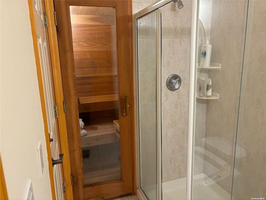 Bathroom, Glass Shower, Interior, Sauna Room