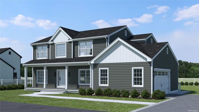 Attached, Exterior, Facade, Farmhouse