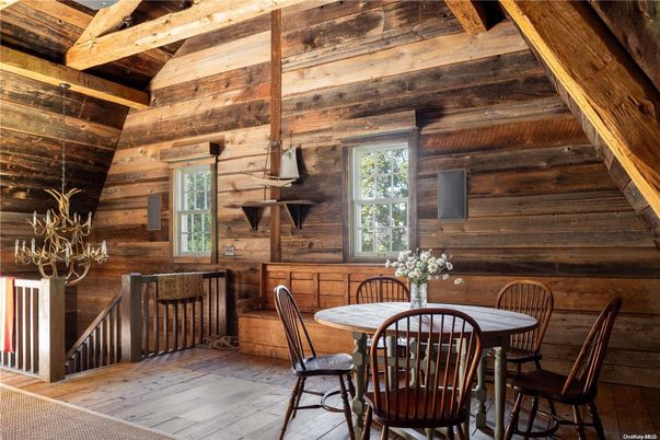 Dining room, Interior, Wooden Beams, Wooden Ceilings, Wood Texture Flooring, Wooden Walls