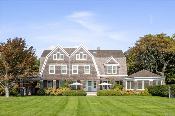 Backyard, Exterior, Facade, Brick Traditional