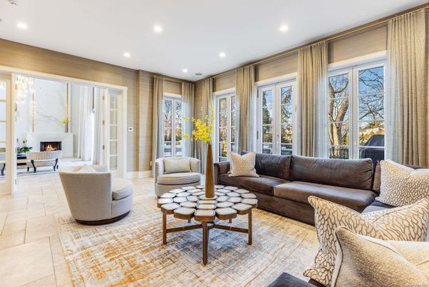 Fireplace, Interior, Living room, Recessed Lighting
