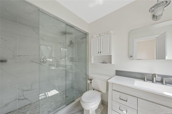 Bathroom, Glass Shower, Interior, Marble, Marble Walls