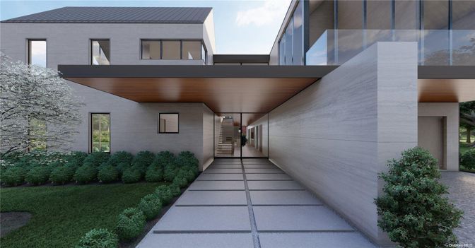 Exterior, Facade, Modern