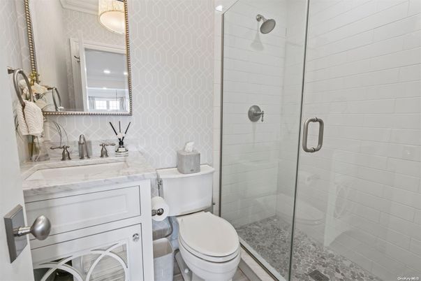 Bathroom, Glass Shower, Interior