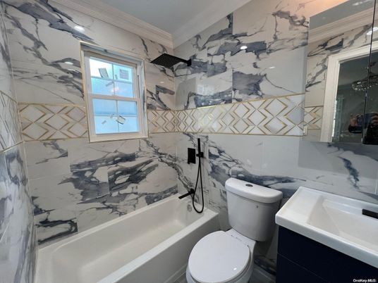 Bathroom, Interior, Marble Walls
