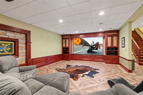 Interior, Living room, Recessed Lighting