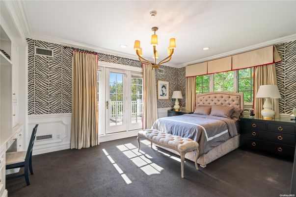 Bedroom, Chandelier, Interior, Recessed Lighting