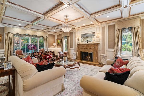 Fireplace, Interior, Living room, Recessed Lighting