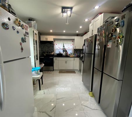 Interior, Kitchen, Marble, Recessed Lighting