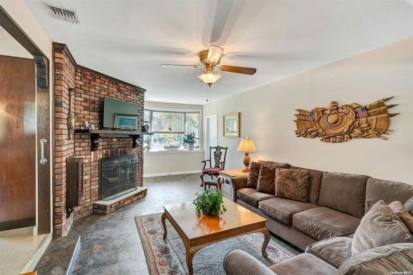Fireplace, Interior, Living room, Stone Walls