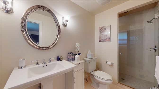 Bathroom, Glass Shower, Interior