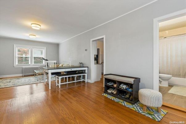 Bathroom, Dining room, Interior, Wood Texture Flooring