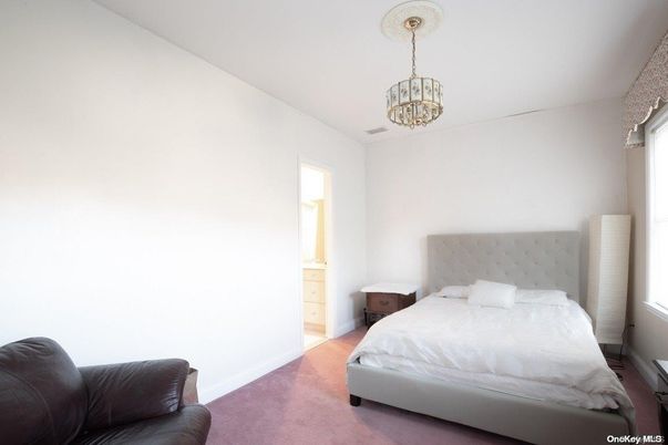 Bedroom, Chandelier, Interior