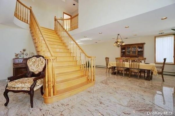 Chandelier, Dining room, Interior, Recessed Lighting