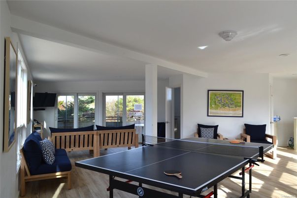 Game Room, Interior, Recessed Lighting, Wood Texture Flooring